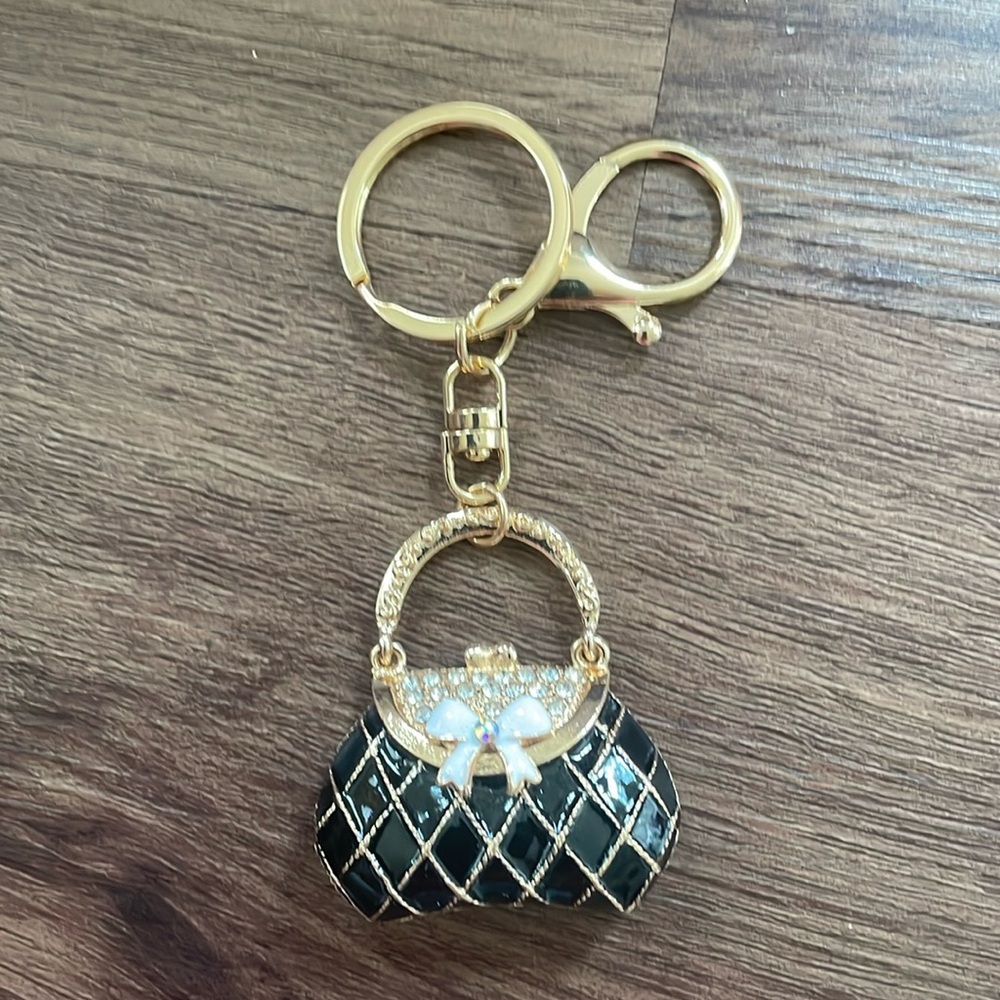 Fashion Design Exquisite Hand Bag Key Chain NWOT